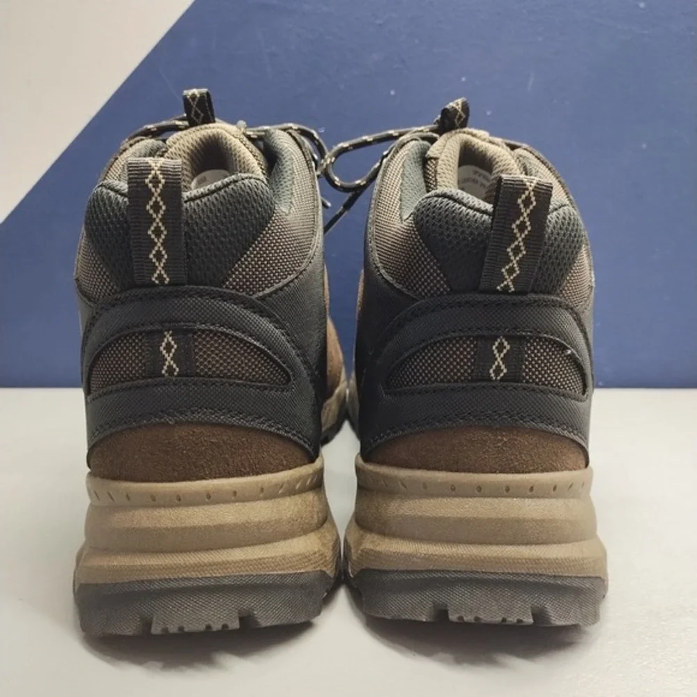 Eddie Bauer Maple Ridge Hiking Boots Men US 9 Multi Leather Weatherproof Lace Up